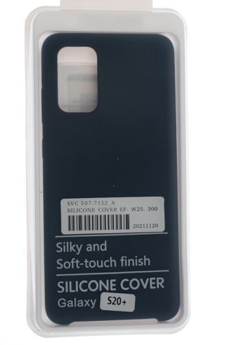 Чехол-накладка для Samsung G985 S20 Plus SILICONE CASE OP темно-синий (8) оптом, в розницу Центр Компаньон фото 4