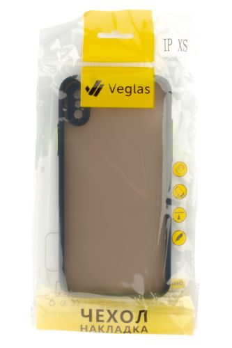 Чехол-накладка для iPhone X/XS VEGLAS Fog синий оптом, в розницу Центр Компаньон фото 2