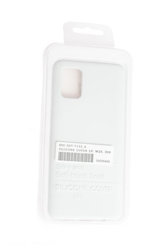 Чехол-накладка для Samsung A515F A51 SILICONE CASE NL OP закрытый белый (9) оптом, в розницу Центр Компаньон фото 3
