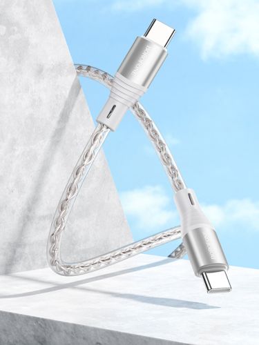 Кабель USB Type-C BOROFONE BX96 Ice Silicone 3.0A 1м серый оптом, в розницу Центр Компаньон фото 3
