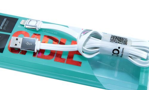 Кабель USB Lightning 8Pin HOCO UPL15 МЕТАЛЛ белый оптом, в розницу Центр Компаньон фото 3