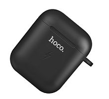 Купить Зарядный чехол HOCO CW22 для Airpods с беспроводной зарядкой черный, Ограниченно годен оптом, в розницу в ОРЦ Компаньон