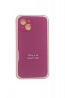 Купить Чехол-накладка для iPhone 14 SILICONE CASE Защита камеры малиновый (56) оптом, в розницу в ОРЦ Компаньон