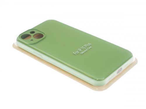 Чехол-накладка для iPhone 15 Plus VEGLAS SILICONE CASE NL Защита камеры оливковый (1) оптом, в розницу Центр Компаньон фото 2