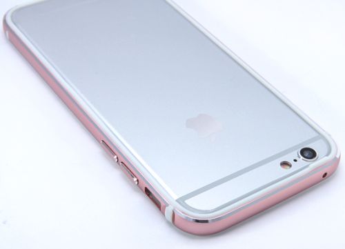 Бампер для iPhone7 (4.7) Metal+TPU розовое золото оптом, в розницу Центр Компаньон фото 3