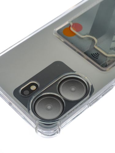 Чехол-накладка для XIAOMI Redmi 13C VEGLAS Air Pocket прозрачный оптом, в розницу Центр Компаньон фото 3