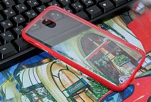Купить Чехол-накладка для Samsung J330 J3 2017 JZZS NEW Acrylic TPU+PC пакет красный оптом, в розницу в ОРЦ Компаньон
