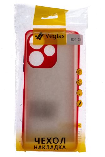 Чехол-накладка для INFINIX Hot 30 VEGLAS Fog красный оптом, в розницу Центр Компаньон фото 3