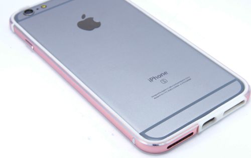 Бампер для iPhone7 (5.5) Metal+TPU розовое золото оптом, в розницу Центр Компаньон фото 2