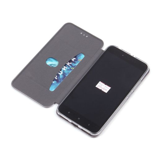 Чехол-книжка для XIAOMI Redmi Note5A Prime  BUSINESS серый оптом, в розницу Центр Компаньон фото 2