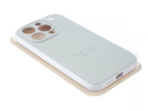 Чехол-накладка для iPhone 15 Pro VEGLAS SILICONE CASE NL Защита камеры белый (9) оптом, в розницу Центр Компаньон фото 2