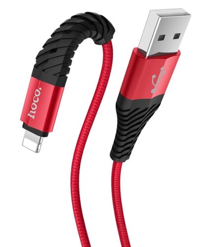 Кабель USB Lightning 8Pin HOCO X38 Cool Charging 2.4A 1.0м красный оптом, в розницу Центр Компаньон фото 3