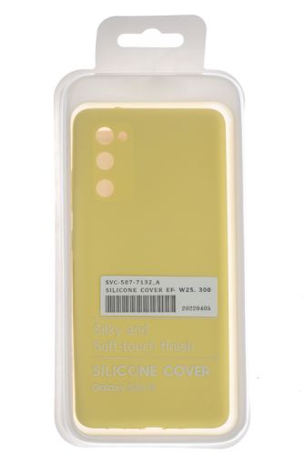 Чехол-накладка для Samsung G780F S20 FE SILICONE CASE OP закрытый желтый (20) оптом, в розницу Центр Компаньон фото 4