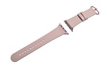 Купить Ремешок для Apple Watch Leather With Buckle 38/40/41mm светло-розовый оптом, в розницу в ОРЦ Компаньон