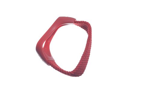 Ремешок для Xiaomi Band 5/6 Solo Loop плетеный красный размер 150mm оптом, в розницу Центр Компаньон фото 2