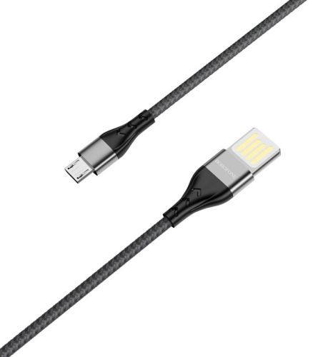 Кабель USB-Micro USB BOROFONE BU11 Tasteful 2.4A 1.2м черный оптом, в розницу Центр Компаньон фото 3