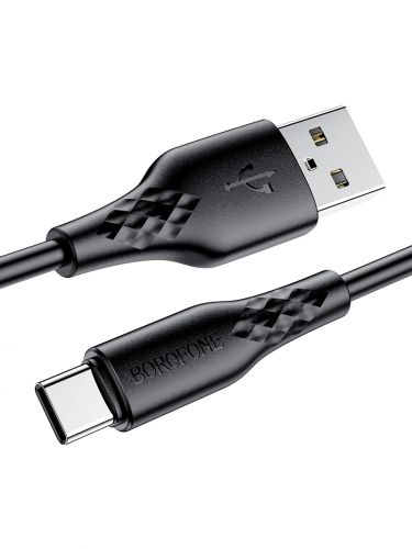 Кабель USB Type-C BOROFONE BX48 3.0A 1м черный оптом, в розницу Центр Компаньон фото 2