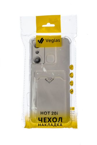 Чехол-накладка для INFINIX Hot 20i VEGLAS Air Pocket прозрачный оптом, в розницу Центр Компаньон фото 4