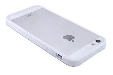 Купить Чехол-накладка для iPhone 5/5S/SE DOLIT CRYSTAL белый оптом, в розницу в ОРЦ Компаньон
