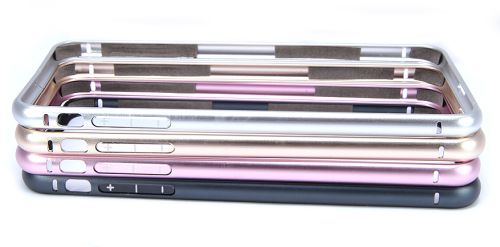 Бампер для iPhone 6/6S Plus мет 0,7мм Lite серебро оптом, в розницу Центр Компаньон фото 4