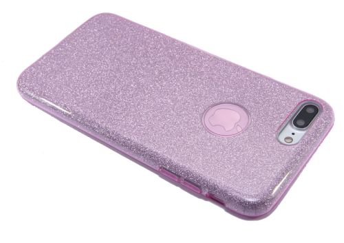 Чехол-накладка для iPhone 7/8 Plus JZZS Shinny 3в1 TPU фиолетовая оптом, в розницу Центр Компаньон фото 3