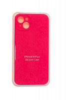 Купить Чехол-накладка для iPhone 14 Plus SILICONE CASE Защита камеры глубокий розовый (47) оптом, в розницу в ОРЦ Компаньон