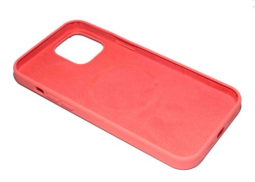 Чехол-накладка для iPhone 12 Pro Max SILICONE TPU NL поддержка MagSafe розовый коробка оптом, в розницу Центр Компаньон фото 4