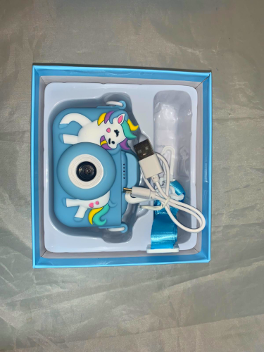 Детская игрушка фотоаппарат X2 Unicorn голубой оптом, в розницу Центр Компаньон фото 5