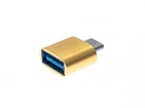 Адаптер USB Type-c OTG EarlDom OT-18 золото оптом, в розницу Центр Компаньон фото 2