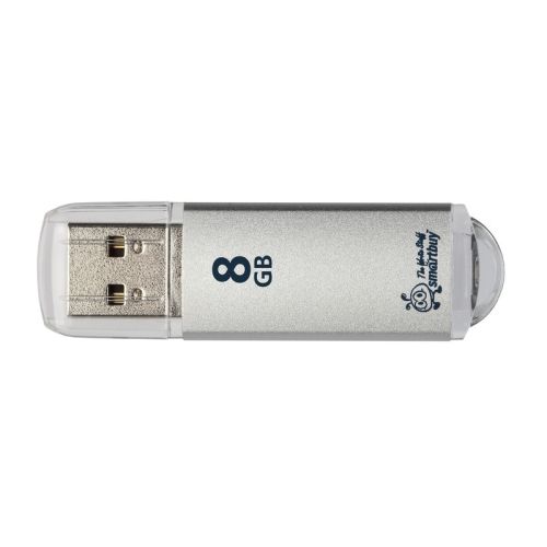 USB флэш карта 8 Gb USB 2.0 Smart Buy V-Cut серебро оптом, в розницу Центр Компаньон фото 4