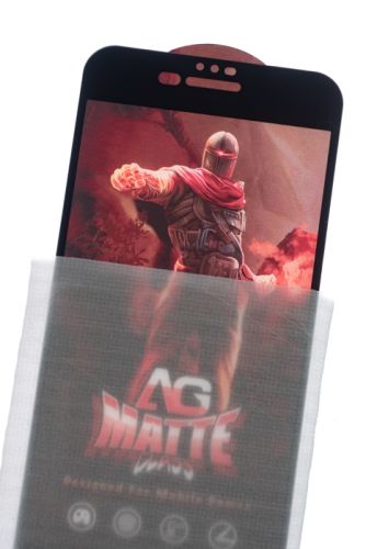 Защитное стекло для iPhone 7/8 Plus AG Matte пакет черный оптом, в розницу Центр Компаньон фото 3