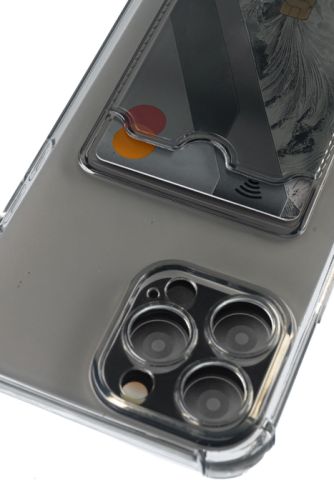 Чехол-накладка для iPhone 13 Pro Max VEGLAS Air Pocket черно-прозрачный оптом, в розницу Центр Компаньон фото 2