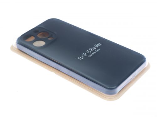 Чехол-накладка для iPhone 15 Pro Max VEGLAS SILICONE CASE NL Защита камеры темно-синий (8) оптом, в розницу Центр Компаньон фото 2