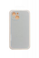Купить Чехол-накладка для iPhone 14 SILICONE CASE Защита камеры белый (9) оптом, в розницу в ОРЦ Компаньон