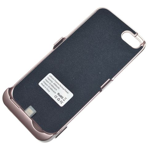 Внешний АКБ чехол для iPhone 7 (4.7) NYX 7-02 6000mAh розовое-золото оптом, в розницу Центр Компаньон фото 5