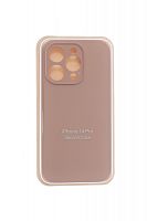 Купить Чехол-накладка для iPhone 14 Pro SILICONE CASE Защита камеры светло-розовый (19) оптом, в розницу в ОРЦ Компаньон
