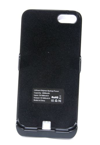 Внешний АКБ чехол для iPhone 7 (4.7) NYX 7-05 3800mAh абсолютно черный оптом, в розницу Центр Компаньон фото 3