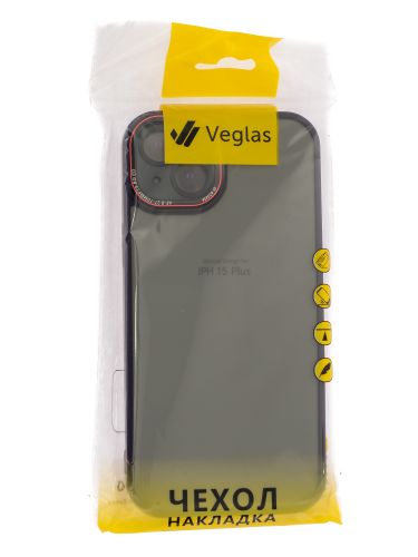 Чехол-накладка для iPhone 15 Plus VEGLAS Crystal Shield фиолетовый оптом, в розницу Центр Компаньон фото 3