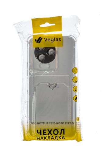 Чехол-накладка для INFINIX Note 12 2023/12 Pro VEGLAS Air Pocket прозрачный оптом, в розницу Центр Компаньон фото 4