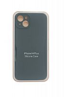 Купить Чехол-накладка для iPhone 14 Plus SILICONE CASE Защита камеры хвойно-зеленый (58) оптом, в розницу в ОРЦ Компаньон