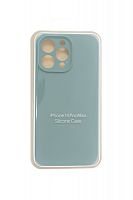Купить Чехол-накладка для iPhone 14 Pro Max SILICONE CASE Защита камеры светло-бирюзовый (46) оптом, в розницу в ОРЦ Компаньон