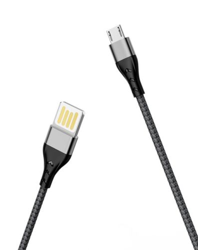Кабель USB-Micro USB BOROFONE BU11 Tasteful 2.4A 1.2м черный оптом, в розницу Центр Компаньон фото 2