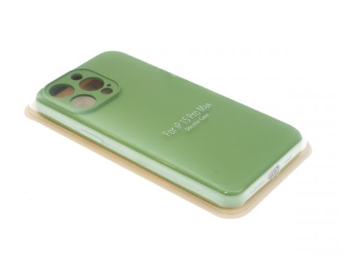 Чехол-накладка для iPhone 15 Pro Max VEGLAS SILICONE CASE NL Защита камеры оливковый (1) оптом, в розницу Центр Компаньон фото 2