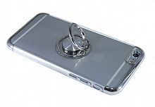 Купить Чехол-накладка для iPhone 6/6S ELECTROPLATED TPU КОЛЬЦО серебро оптом, в розницу в ОРЦ Компаньон