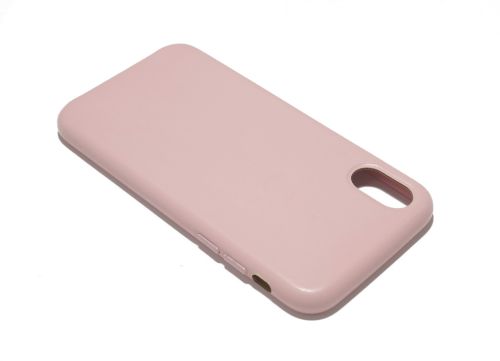 Чехол-накладка для iPhone X/XS LEATHER CASE коробка розовый оптом, в розницу Центр Компаньон фото 3