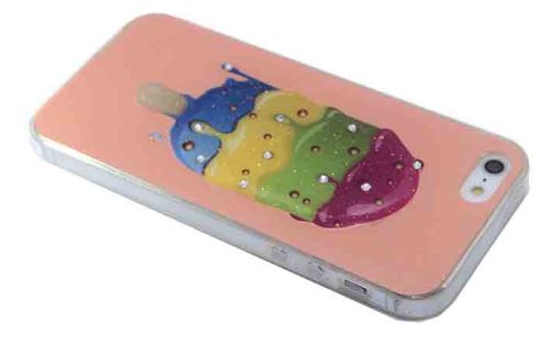 Чехол-накладка для iPhone 5/5S/SE YOUNIC стразы поли объем TPU оптом, в розницу Центр Компаньон фото 3