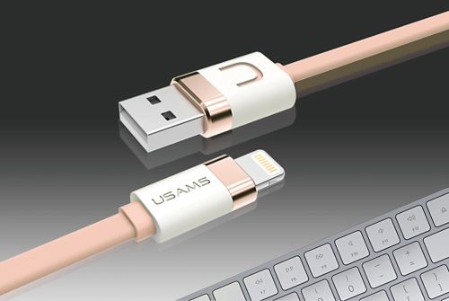 Кабель USB Lightning 8Pin USAMS US-SJ100 U-Like 0.5м золото оптом, в розницу Центр Компаньон фото 2