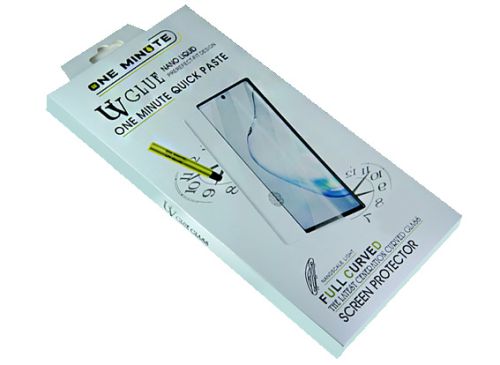 Защитное стекло для Samsung G955F S8 Plus 3D CURVED УФ/UV Лампа ONE MINUTE коробка прозрачный оптом, в розницу Центр Компаньон фото 2