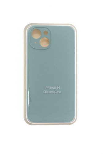Чехол-накладка для iPhone 14 SILICONE CASE Защита камеры бирюзовый (21) оптом, в розницу Центр Компаньон