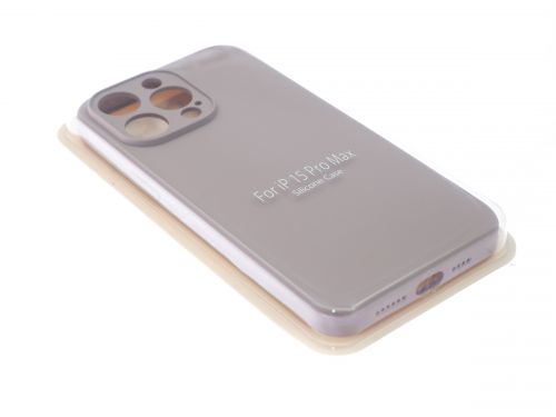 Чехол-накладка для iPhone 15 Pro Max VEGLAS SILICONE CASE NL Защита камеры песочный (7) оптом, в розницу Центр Компаньон фото 2
